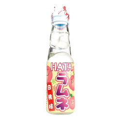 Napój Ramune o smaku brzoskwiniowym HATAKOSEN 200ml x 30 szt | Nuoc Uong Co Gas Vi Dao Trang HATAKOSEN 200ml x 30szt/ krt (18.280.069)